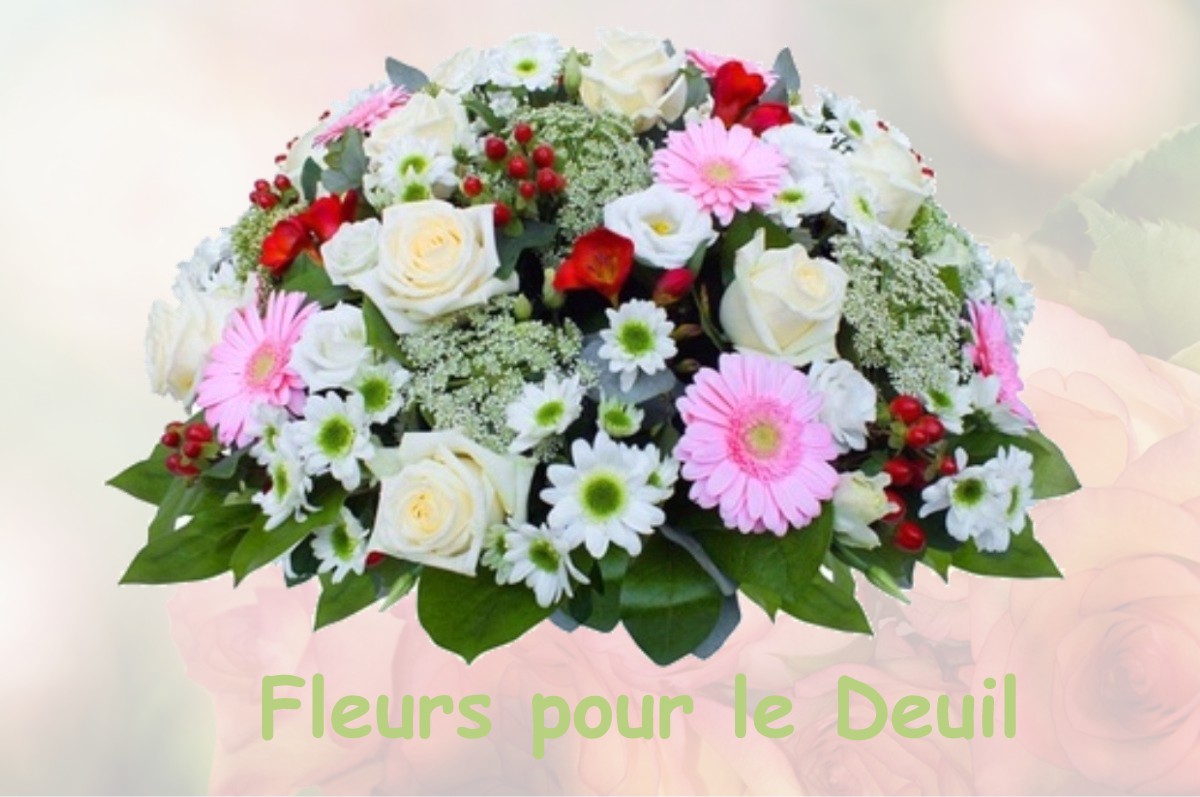 fleurs deuil SENAS